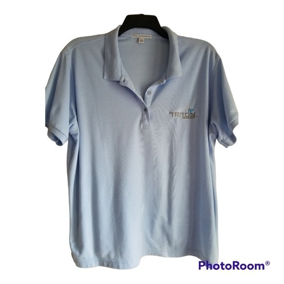 ♻️Port Authority Baby Blue Polo Size 3X - Picture 1 of 6